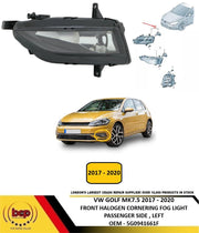VW GOLF MK7.5 2017 - 2020 FRONT HALOGEN CORNERING FOG LIGHT PASSENGER SIDE LEFT